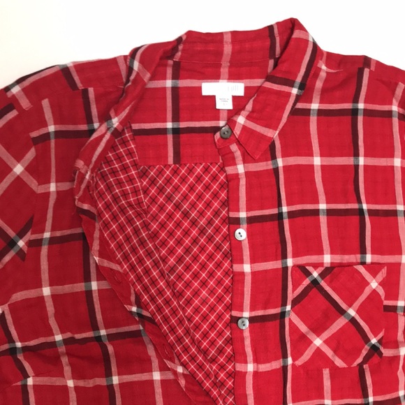 J.Jill cotton blouse or topper - Picture 6 of 9